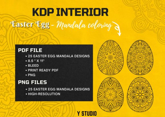 25 Easter Egg Mandala Coloring Pages: A Creative and Relaxing Pastime