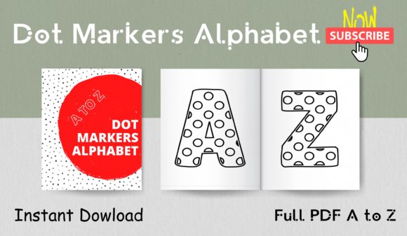 Alphabet a to Z Dot Markers KDP: A Creative and Educational Tool
