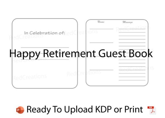 Celebrate Retirement with a Personalized Guest Book