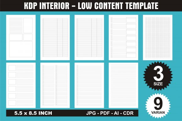 Exploring the Versatility of KDP Interior Low Content Templates for Diverse Publishing Needs