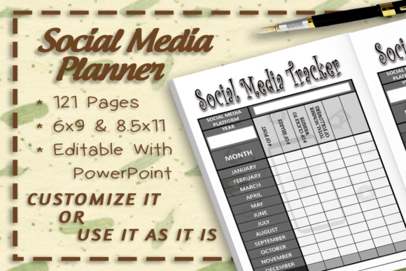 Maximize Your Social Media Impact with the 121-Page Social Media Planner