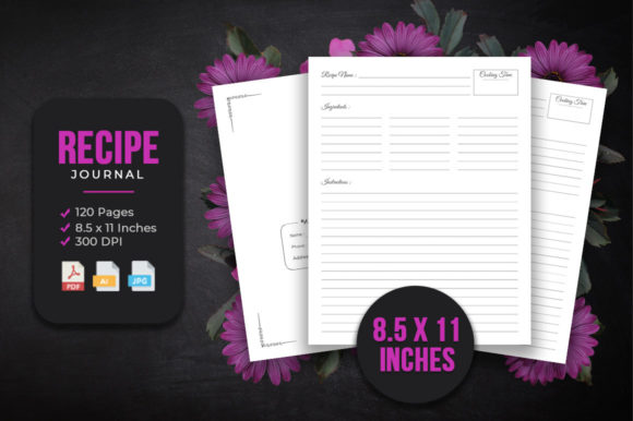 Recipe Book Journal - KDP Interior
