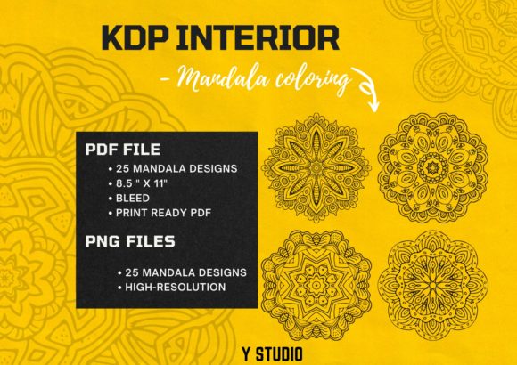 Unlocking Creativity and Productivity with 25 Mandala - KDP Interior M2