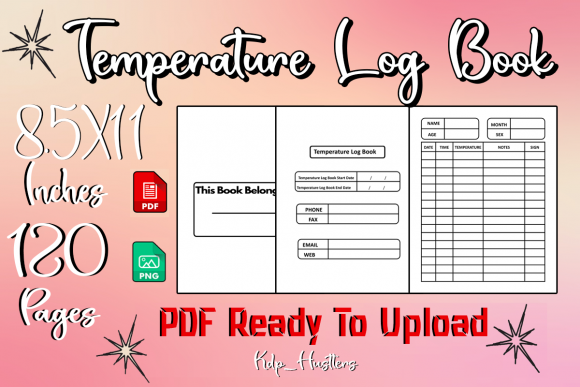 Unlocking Efficiency with the Temperature Log Book - KDP Interior: A Must-Have for Modern Professionals